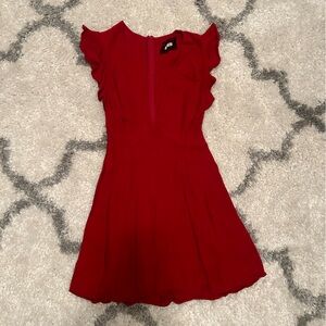 Red Reformation Mini Dress